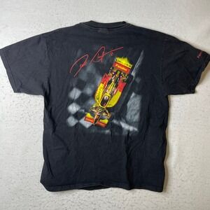 Hanes Beefy-T Delphi Racing T-Shirt Mens L Black Scott Sharp Formula SAE IndyCar